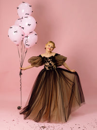 Grace tulle flower girl dress