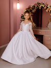 Sandra lace tulle flower girl dress