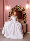 Sandra lace tulle flower girl dress