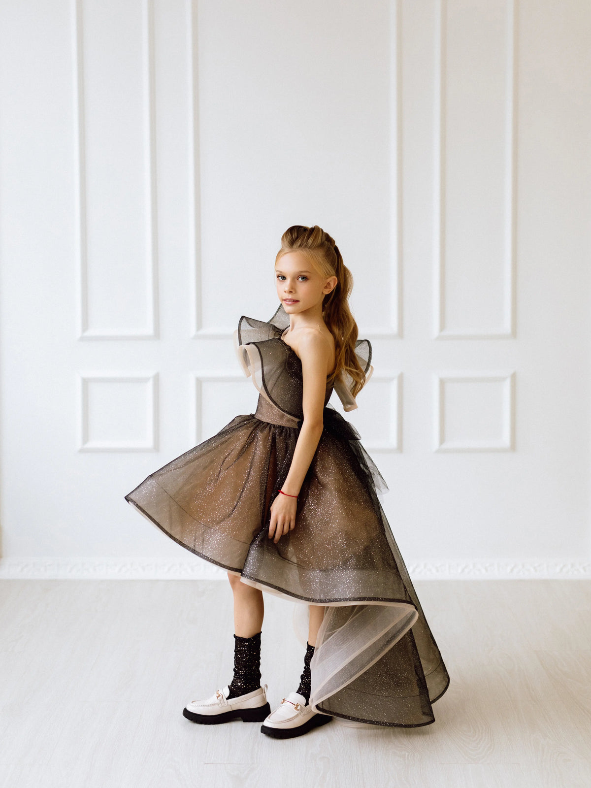 Leyla tulle flower girl dress