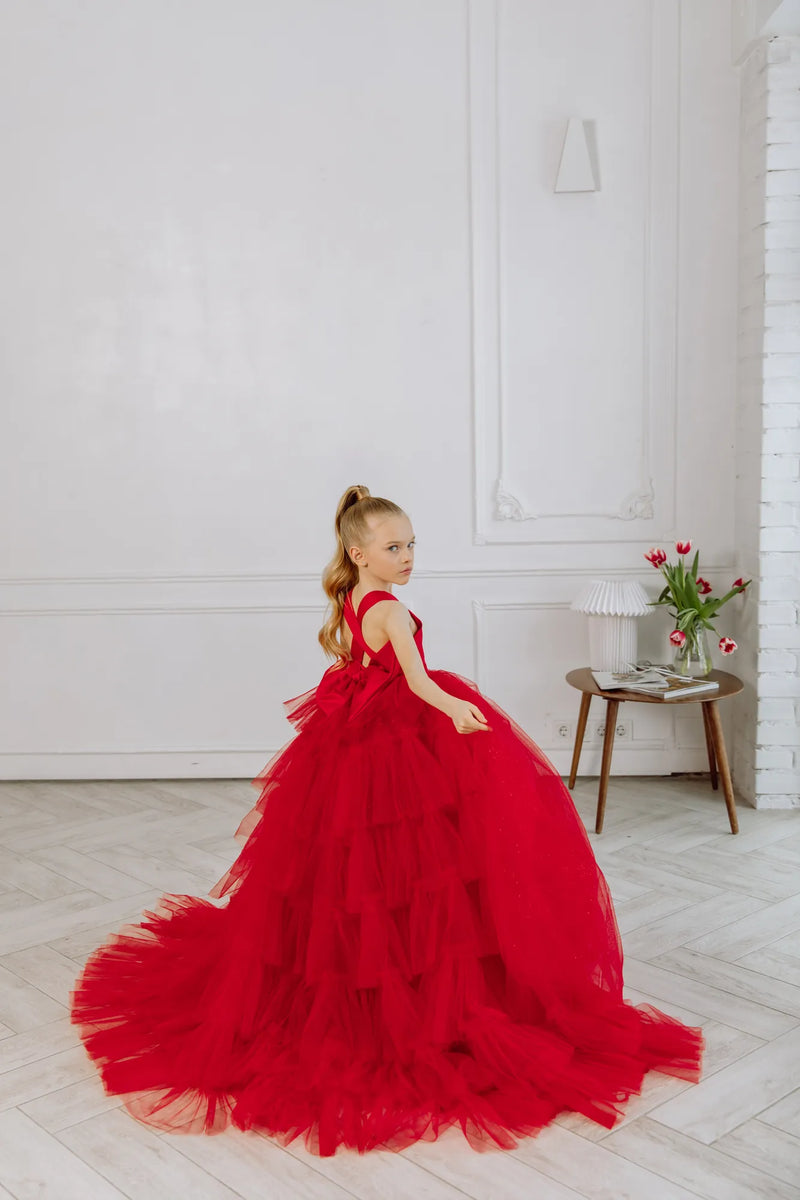 Aurora flower girl dress