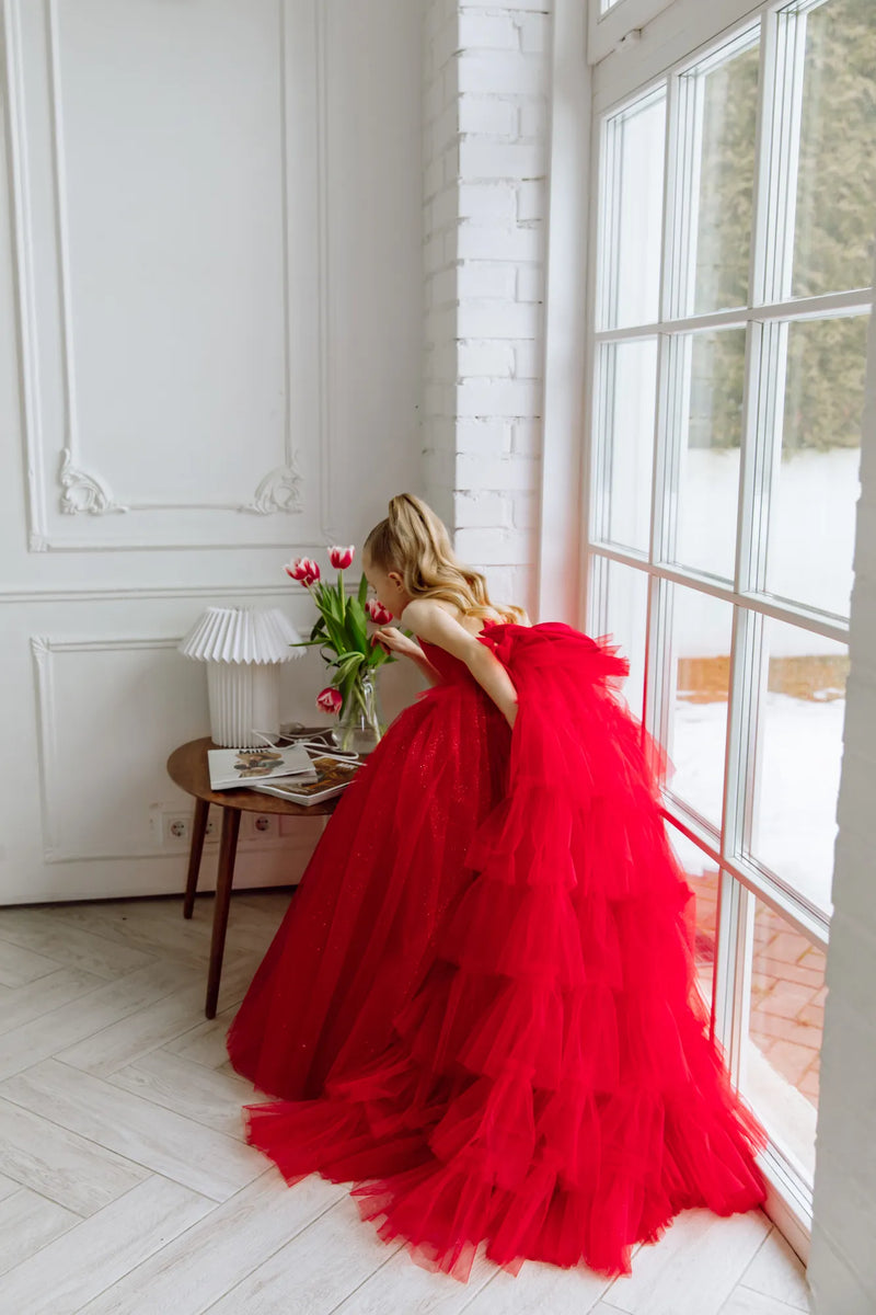 Aurora flower girl dress