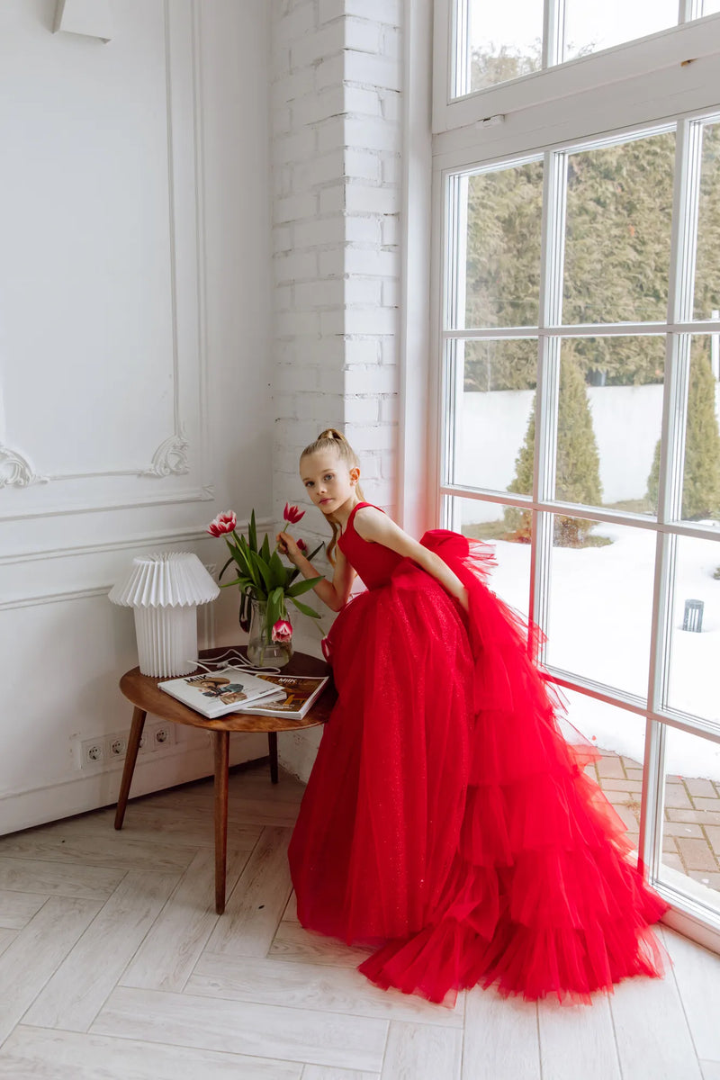 Aurora flower girl dress