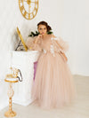Jessica tulle flower girl dress