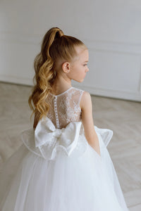 Odetta tulle flower girl dress