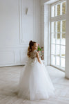 Odetta tulle flower girl dress