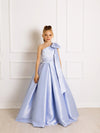 Magnolia satin flower girl dress