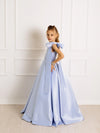 Magnolia satin flower girl dress