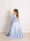 Magnolia satin flower girl dress