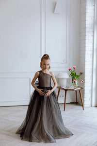 Felicia tulle flower girl dress