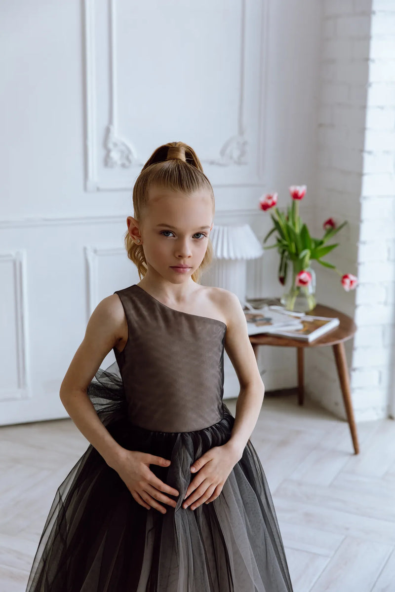 Felicia tulle flower girl dress