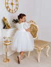 Emma tulle flower girl dress