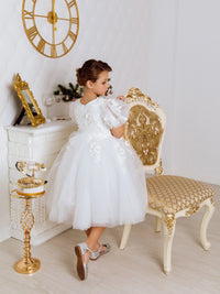 Emma tulle flower girl dress