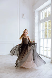 Felicia tulle flower girl dress