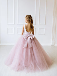Karina tulle flower girl dress