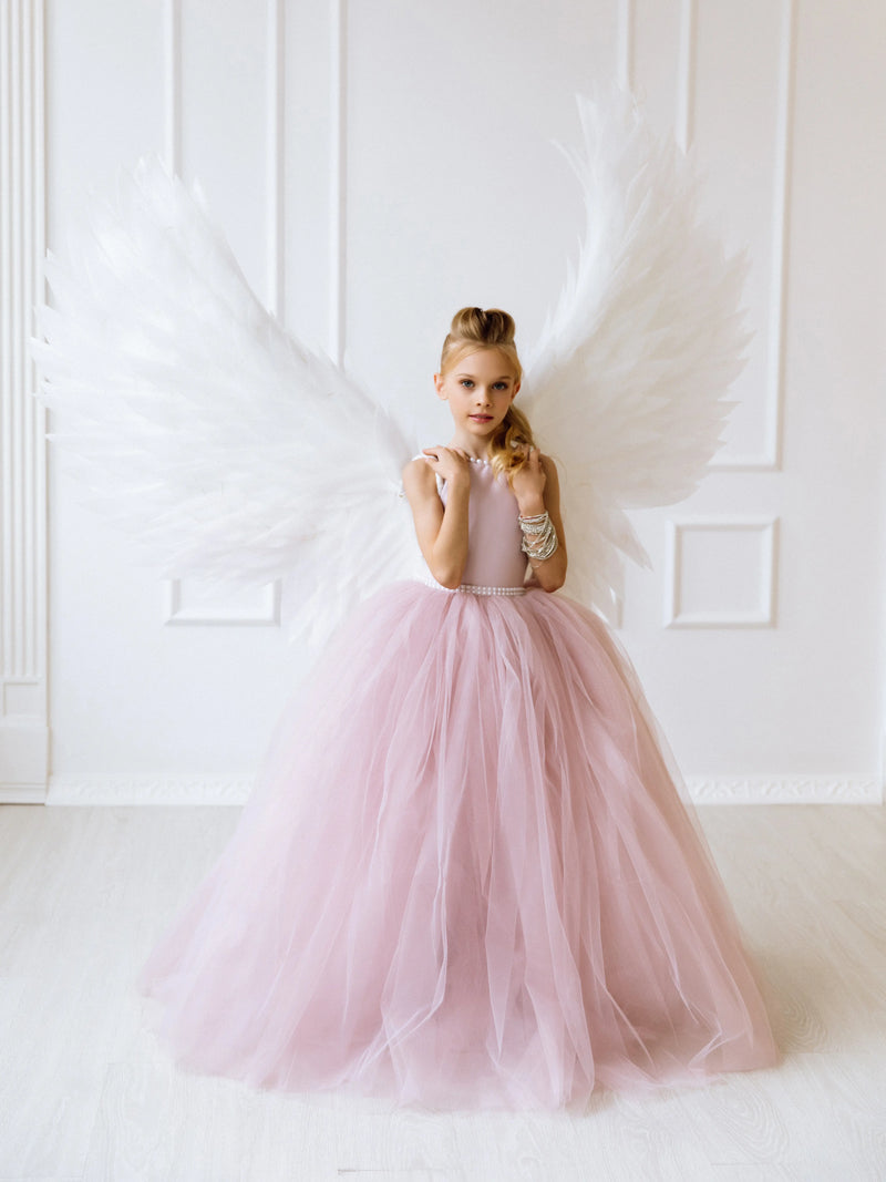 Karina tulle flower girl dress