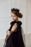 Felicia with gloves tulle flower girl dress