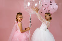 Julia satin flower girl dress