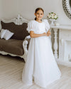 Anna organza flower girl dress