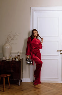 Senso velvet overall for women