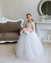 Zara lace flower girl dress