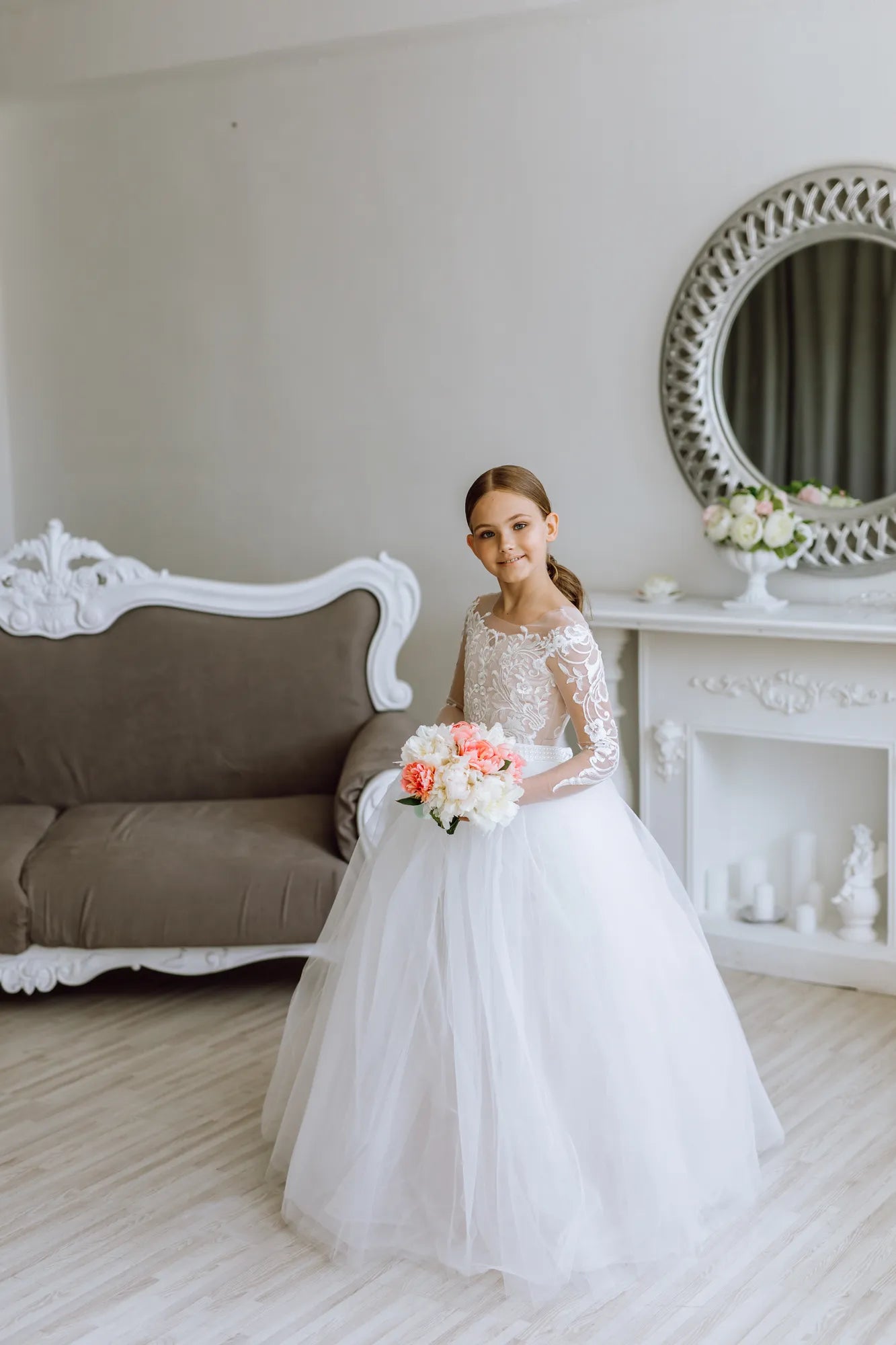 Zara lace flower girl dress – Boutique De Сharme Zara lace flower girl dress – Boutique De Сharme