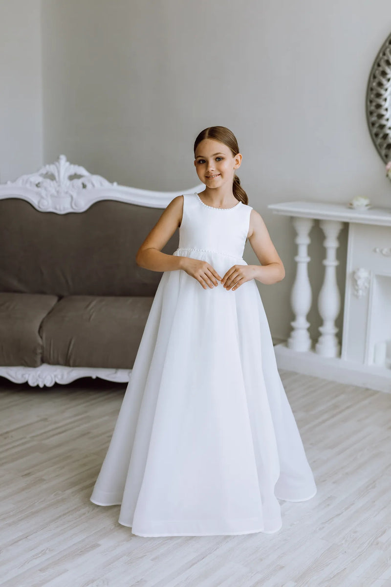 Gloria organza flower girl dress