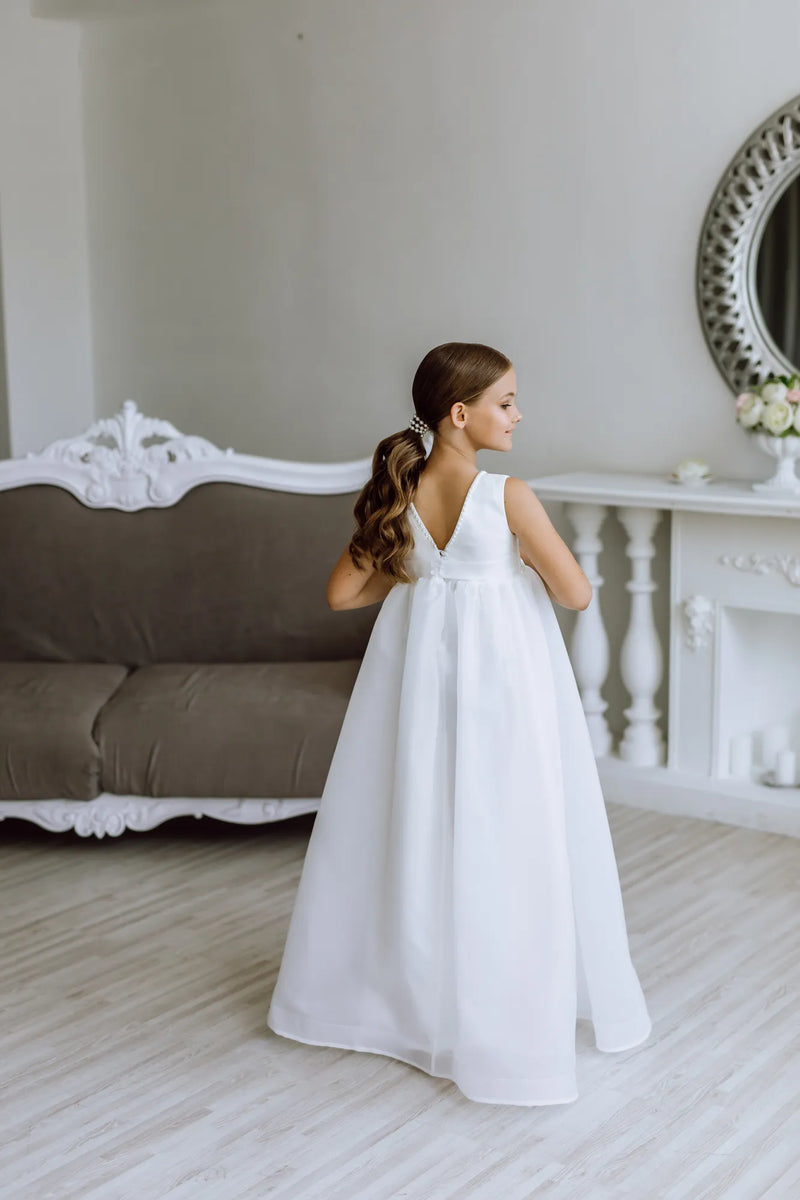 Gloria organza flower girl dress