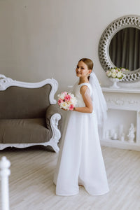 Gloria organza flower girl dress