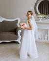 Gloria organza flower girl dress