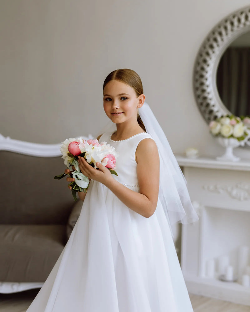 Gloria organza flower girl dress