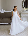 Gloria organza flower girl dress