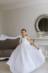 Gloria organza flower girl dress