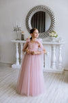 Stefania tulle flower girl dress