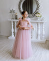 Stefania tulle flower girl dress