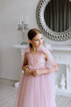 Stefania tulle flower girl dress