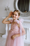 Stefania tulle flower girl dress