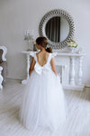 Alexandra tulle flower girl dress