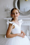 Alexandra tulle flower girl dress