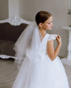 Alexandra tulle flower girl dress