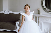 Alexandra tulle flower girl dress