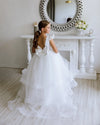 Alexandra tulle flower girl dress