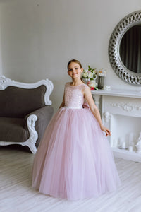 Erica tulle flower girl dress