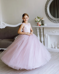 Erica tulle flower girl dress