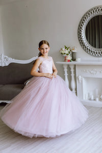 Erica tulle flower girl dress