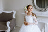 Jasmine lace flower girl dress