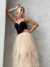 Moss tulle skirt for women