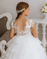 Liza lace flower girl dress